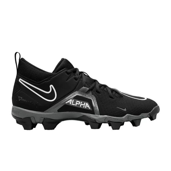 Nike Alpha Menace 3 Shark Mid Football Cleats CV0584-010 - Picture 1 of 11